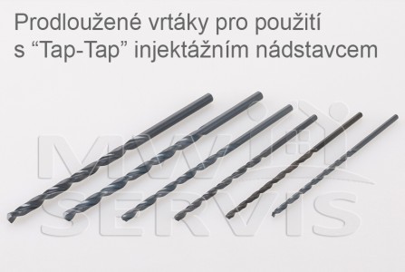 Vrták pro TAP-TAP injektáž prodloužený 3,4/112mm