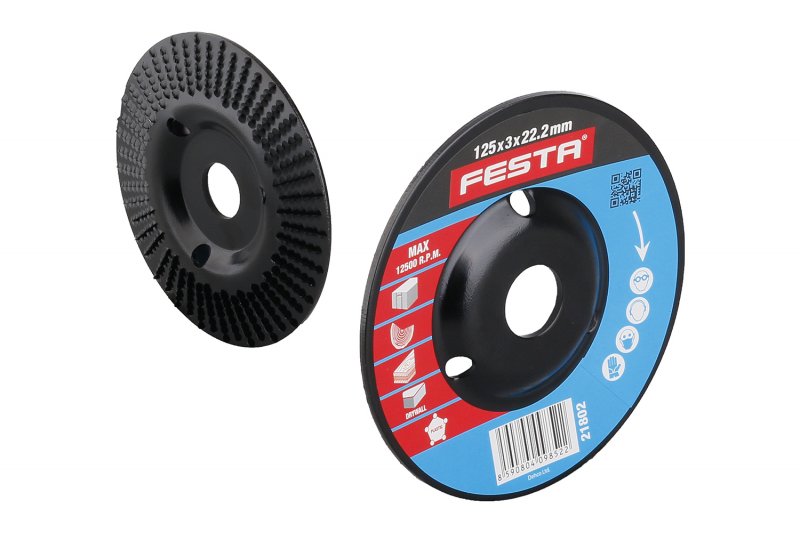 Rotační rašple 125mm středně hrubá FESTA