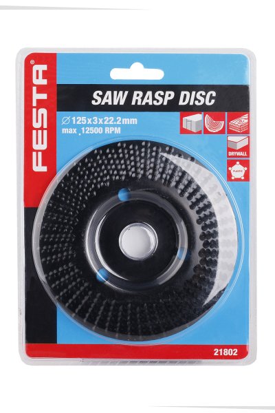 Rotační rašple 125mm středně hrubá FESTA